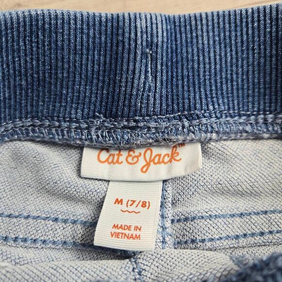 Cat & Jack unicorn denim shorts M7/8 - Picture 4 of 4